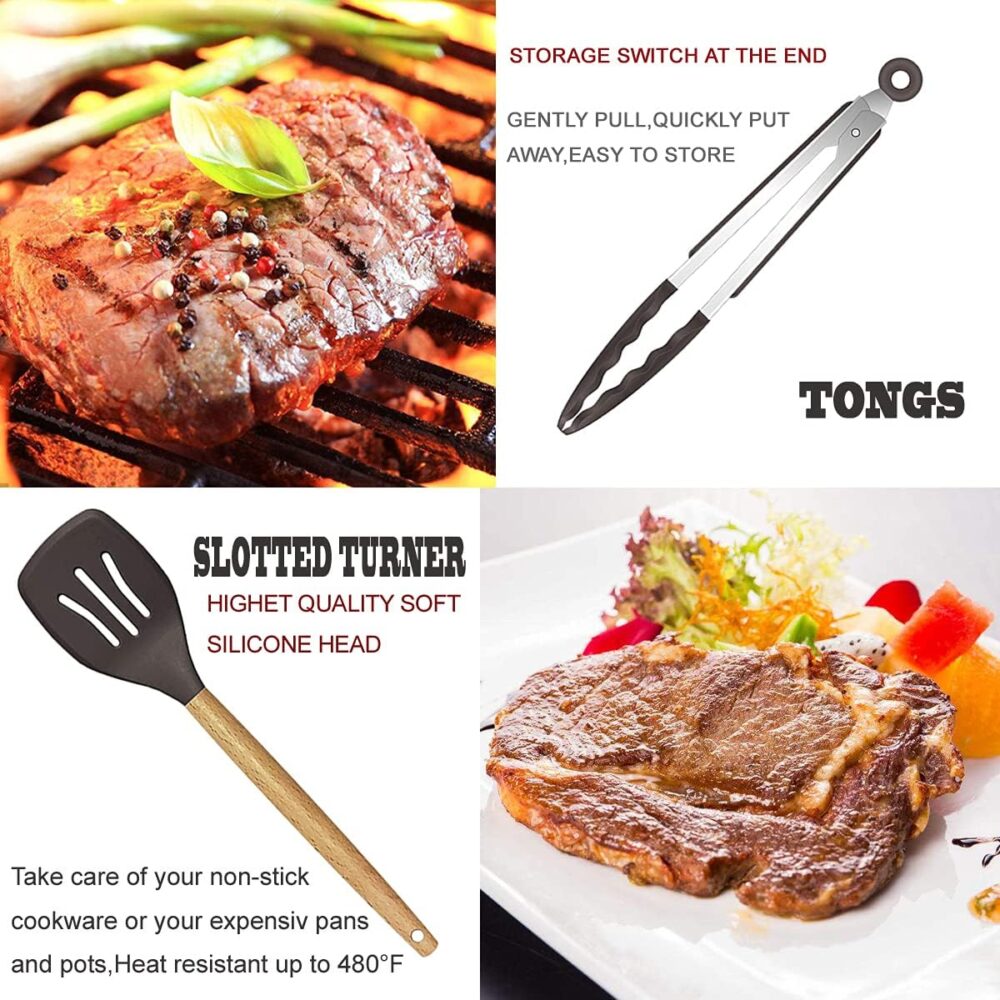 Cooking Utensils Set- 35 PCs Kitchen Utensils with Grater - Image 27