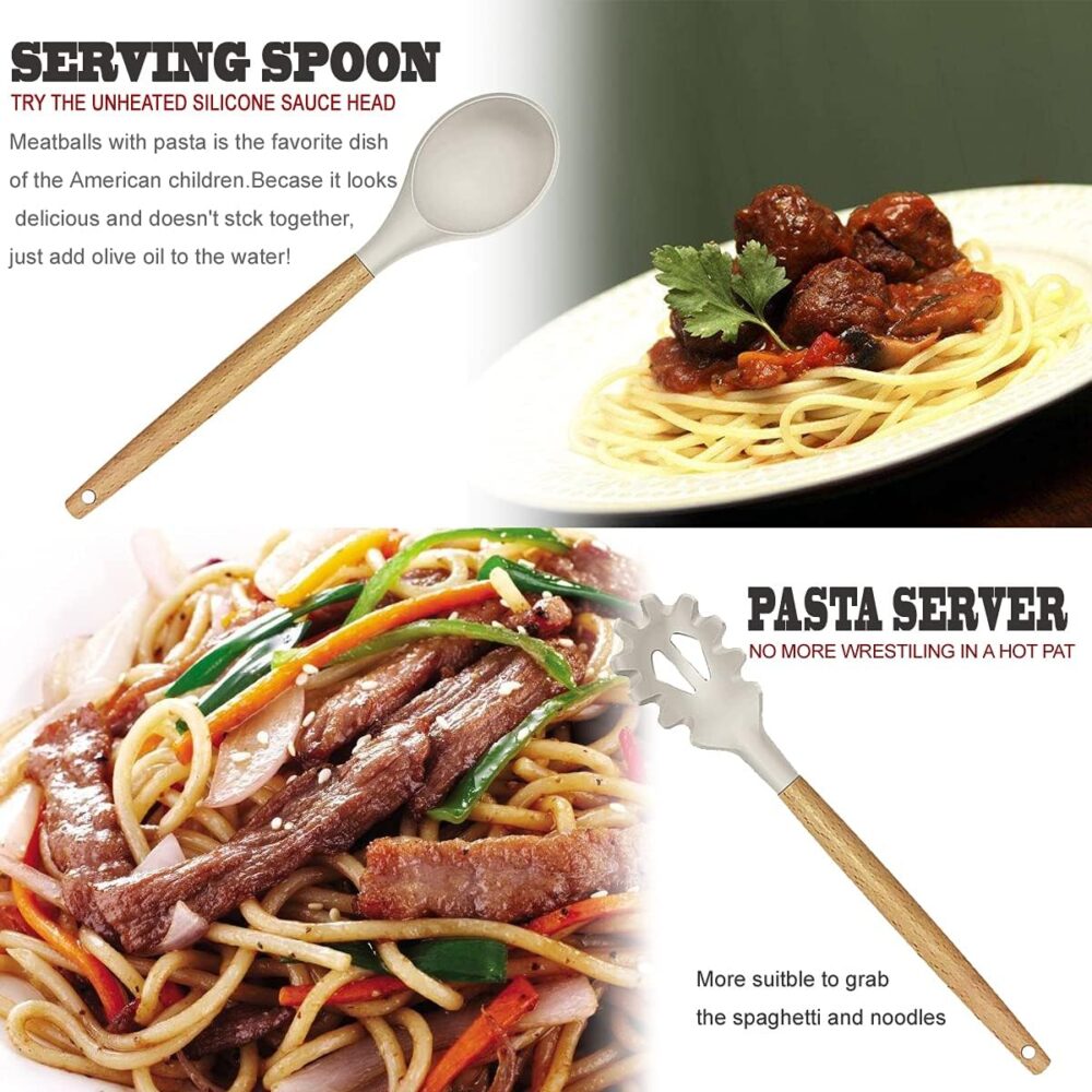 Cooking Utensils Set- 35 PCs Kitchen Utensils with Grater - Image 5