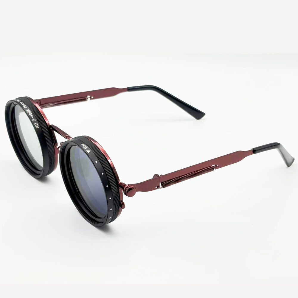 Fashionable Adjustable Sunglasses: Suitable for retro punk parties, sunshade, sun protection and festivals like Easter, graduation season, Halloween and Christmas. With aluminum-magnesium lenses, alloy frames, a glasses case and a lens cloth. - Image 9