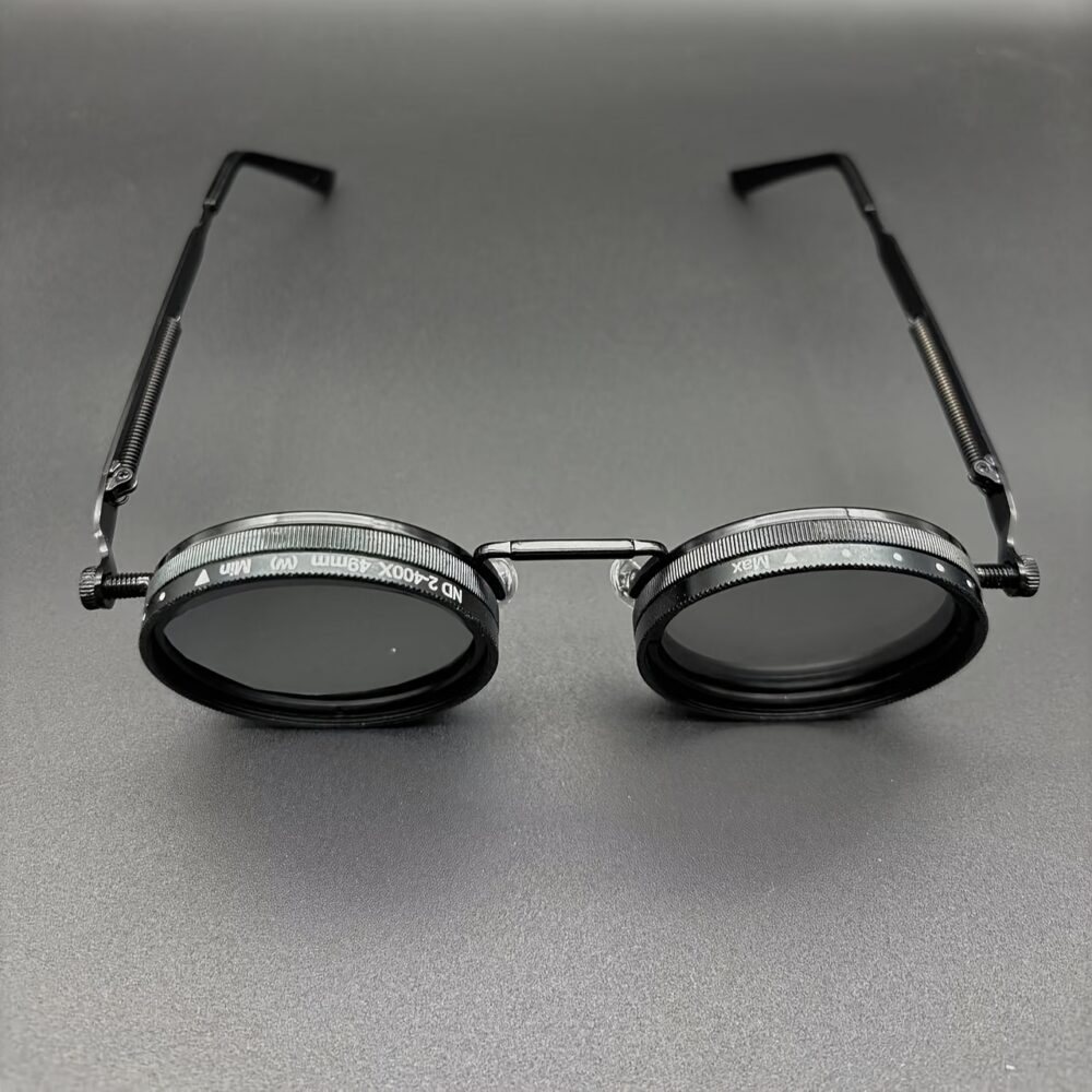 Fashionable Adjustable Sunglasses: Suitable for retro punk parties, sunshade, sun protection and festivals like Easter, graduation season, Halloween and Christmas. With aluminum-magnesium lenses, alloy frames, a glasses case and a lens cloth. - Image 7