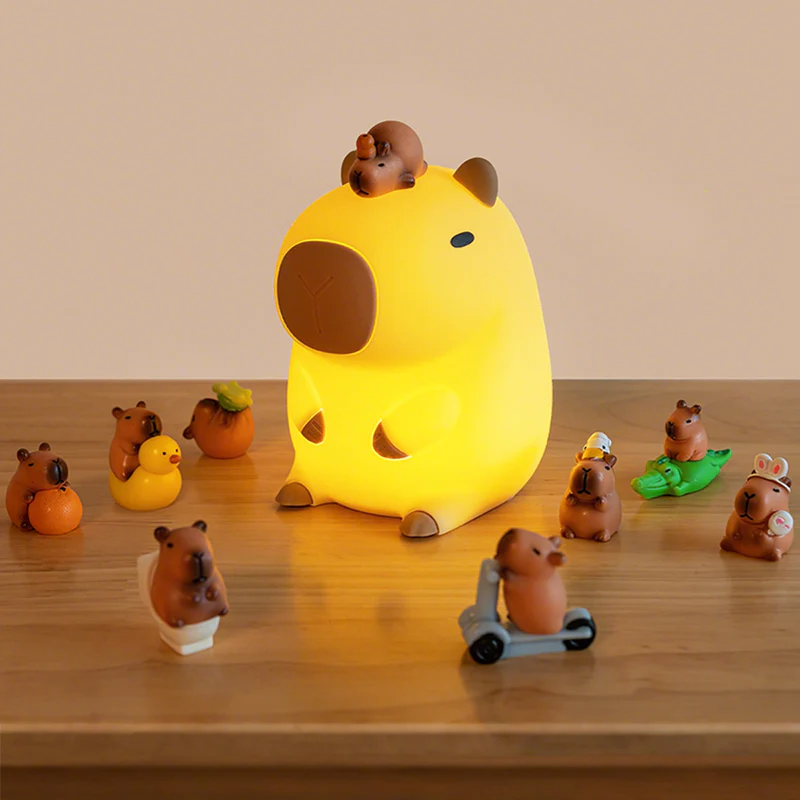 💤Adorable Capybara Night Light – Warm, Soft & Delightfully Unique!