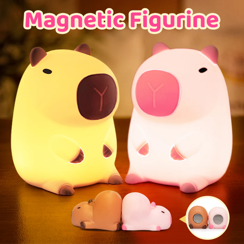 💤Adorable Capybara Night Light – Warm, Soft & Delightfully Unique!