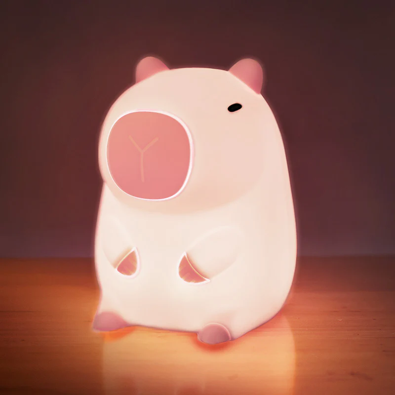 💤Adorable Capybara Night Light – Warm, Soft & Delightfully Unique!