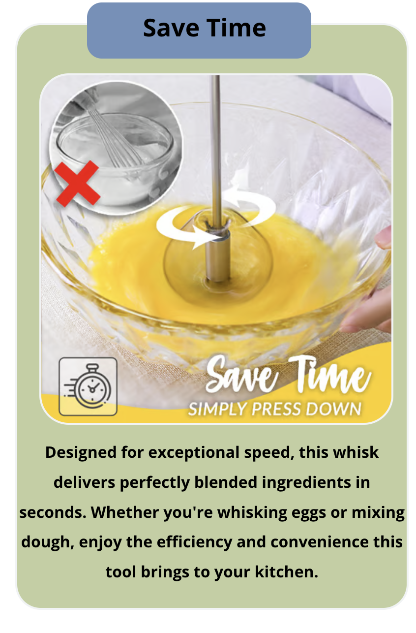 Manual❣Stainless Steel Hand Egg Beater