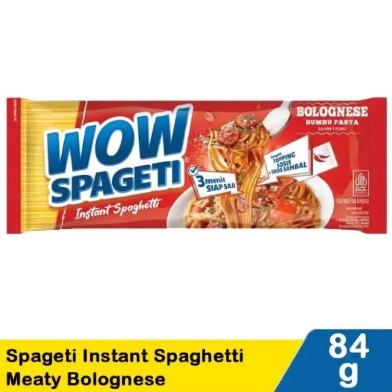 Yummy & Pedas! 🍝 Spaghetti Instan WOW & POP — Hanya RM0.59 🔥