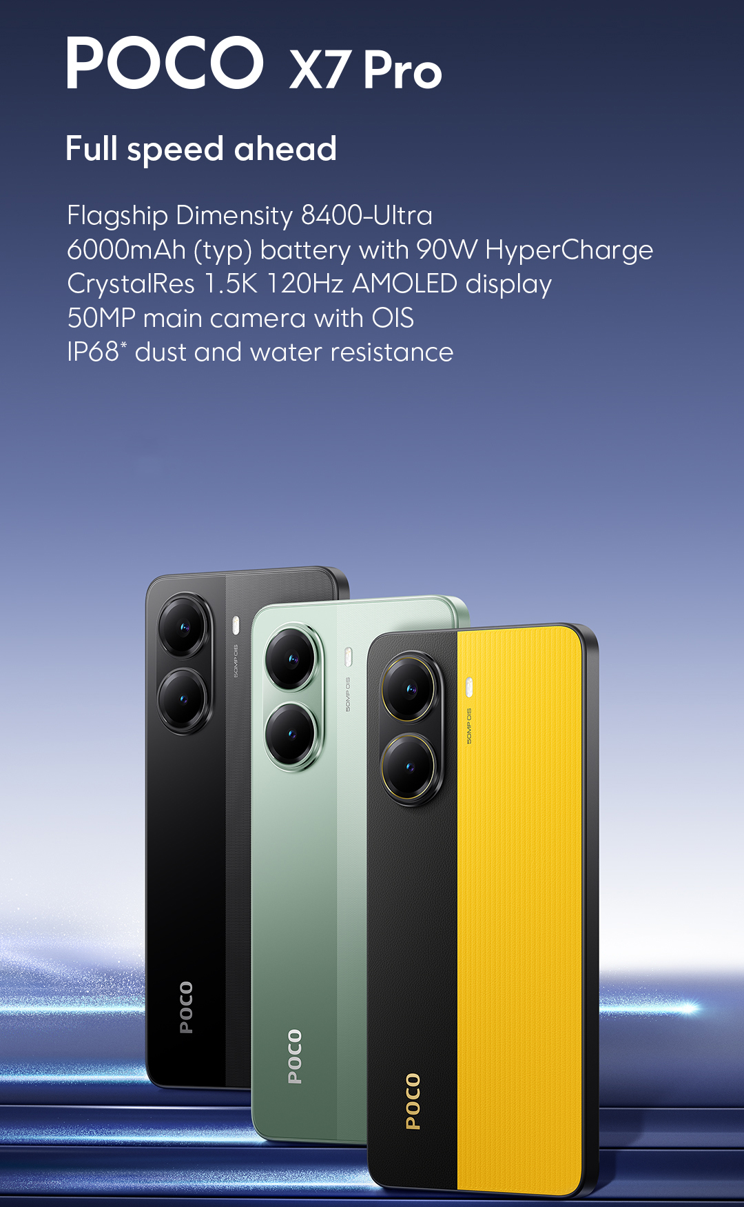 POCO X7 Pro β 90W Fast Charge β‘ 6000 mAh Battery π 12GB + 512GB | Official Clearance Promo β Only RM 69.9 π Ships from Selangor The last 100 units