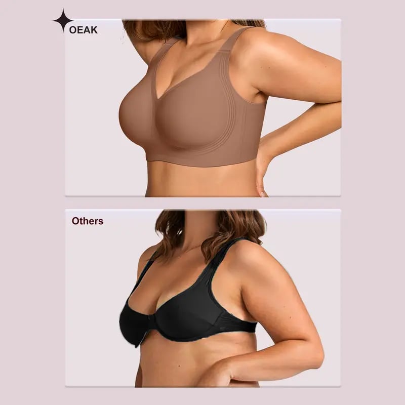 👙Women's Seamless Full Coverage Wireless Bra - Ultra-Soft Support & Invisible Comfort for Everyday Wear 🌸💫