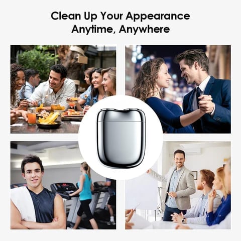 Christmas Gift✨HOT SALE✨ 2025 New Upgrade Pocket Shaver USB Mini Shavers for Men Rechargeable Waterproof Compact Electric Razor for Home. Car. Travel