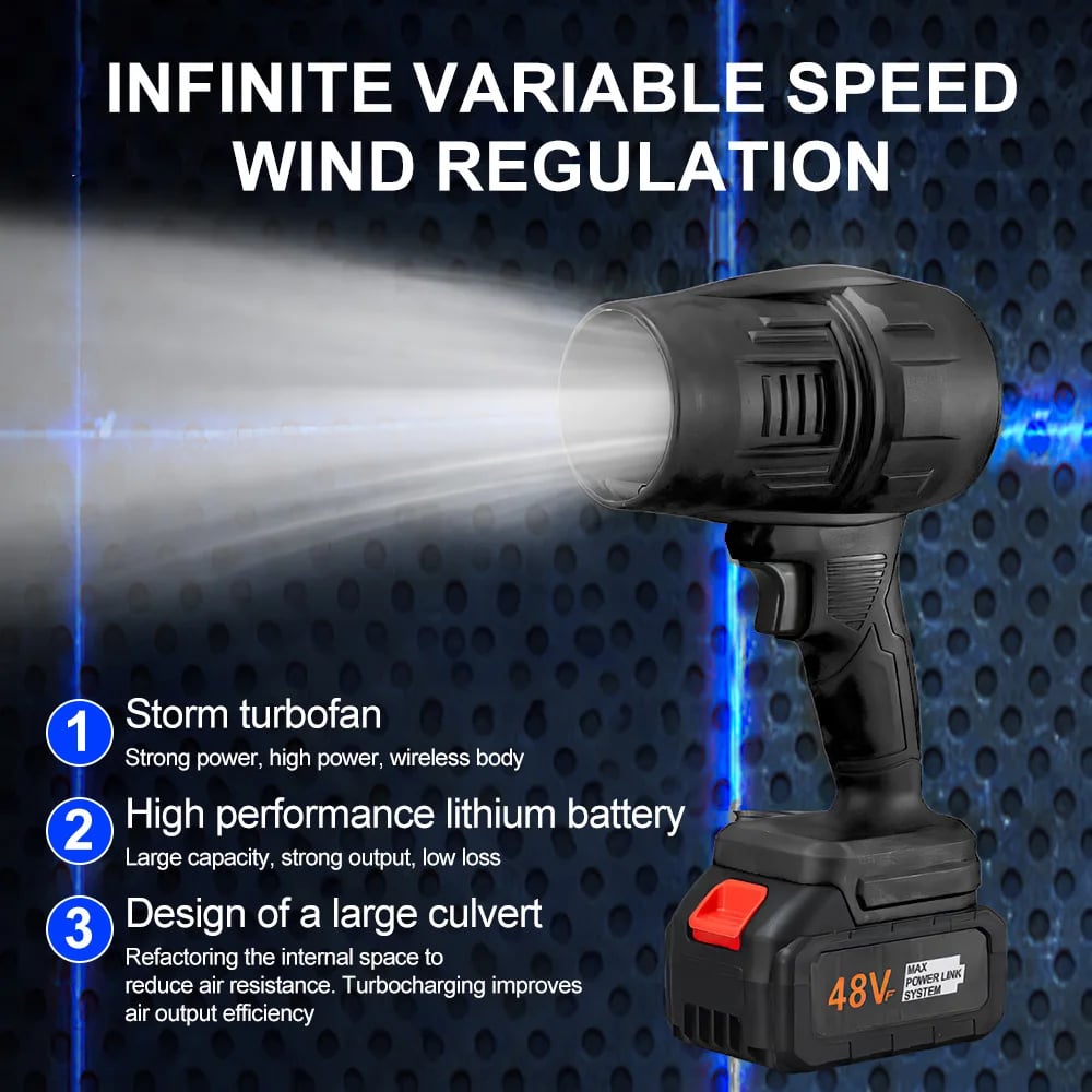 💥LAST DAY SALE 50% OFF-Turbo Jet Blower, Cordless Turbo Super Power Air Duster