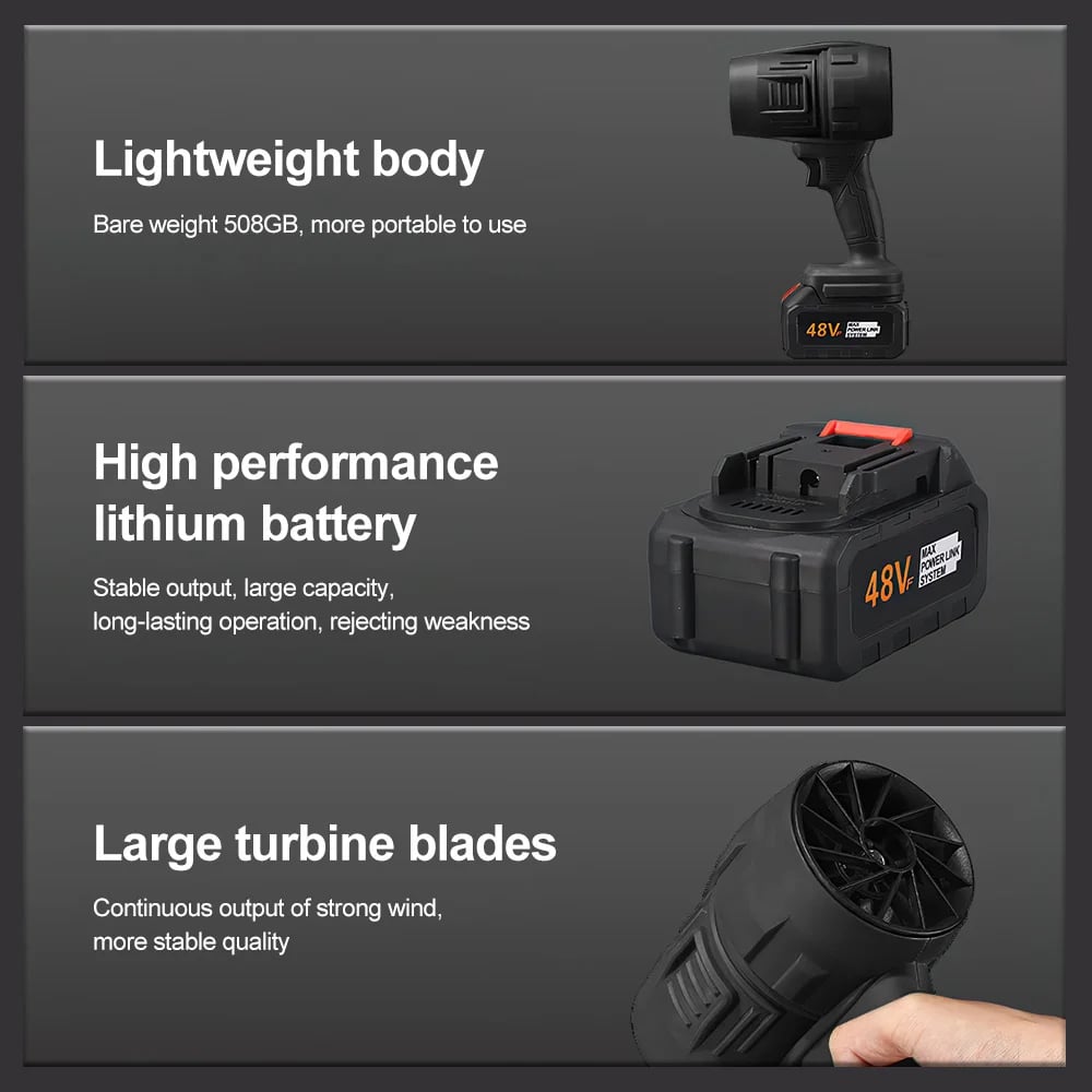 💥LAST DAY SALE 50% OFF-Turbo Jet Blower, Cordless Turbo Super Power Air Duster